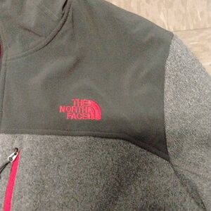 The North Face Charcoal and Crimson Jacket